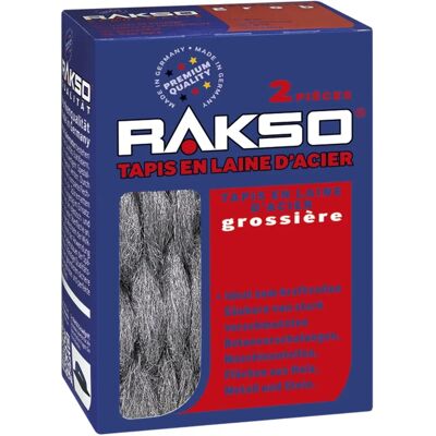 Rakso Laine d'Acier - Matelas de laine d'acier grossière - Pack de 2 - Publicité Rakso Laine d'Acier - Matelas de laine d'acier grossière - Pack de 2 - Publicité