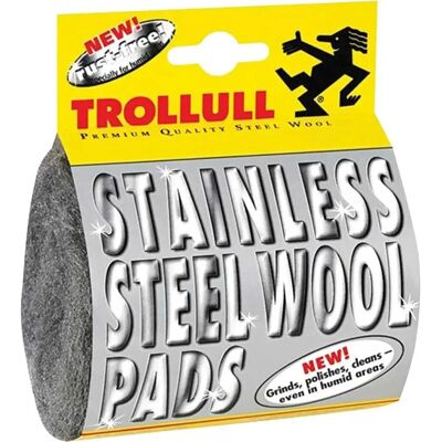Trollull Trollull Stainless Steel Wool Pads - Stainless Steel Wool Pads Trollull Trollull Stainless Steel Wool Pads - Stainless Steel Wool Pads