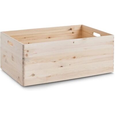 ZELLER PRESENT Beech Wood Storage Box - Multi-Purpose Storage ZELLER PRESENT Beech Wood Storage Box - Multi-Purpose Storage