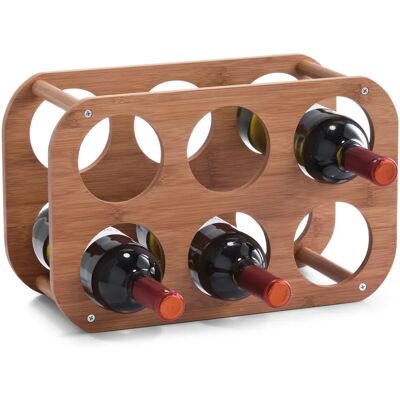 Zeller Modèle 13559 Support à vin en bambou - Rangement à vin - Publicité Zeller Modèle 13559 Support à vin en bambou - Rangement à vin - Publicité