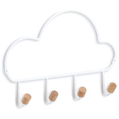 Zeller Present - 13831 - Weiß - Holzenden - Coat rack Zeller Present - 13831 - Weiß - Holzenden - Coat rack