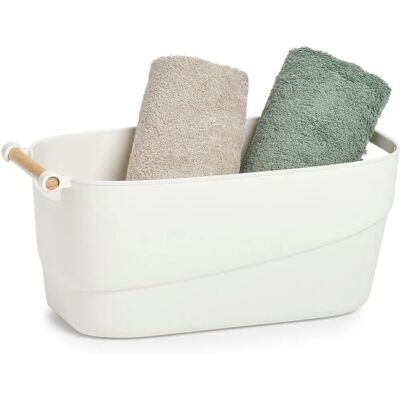 ZELLER Aufbewahrungsbox - 40x21,5x18 cm - Weiß ZELLER Aufbewahrungsbox - 40x21,5x18 cm - Weiß