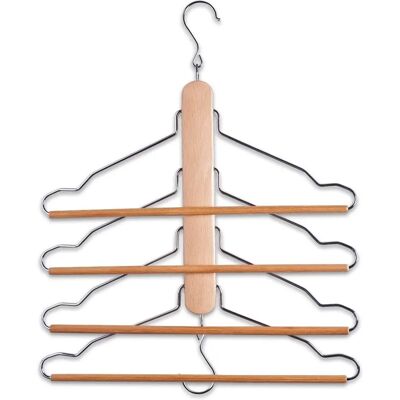 Percha Zeller - Percha Multi nivel con Diseño en Madera Natural Percha Zeller - Percha Multi nivel con Diseño en Madera Natural