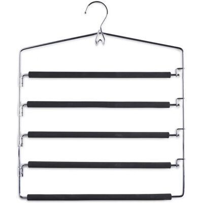 Zeller Schwarzer Wandgarderobe - Kleiderständer Zeller Schwarzer Wandgarderobe - Kleiderständer