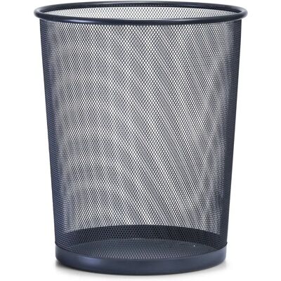 Corbeille à papier Zeller Meshline - 17,5L - Anthracite Corbeille à papier Zeller Meshline - 17,5L - Anthracite