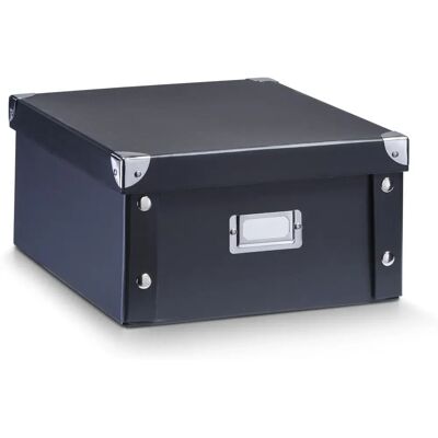 Zeller Celler Aufbewahrungsbox - Faltbar, Stapelbar - 9,6L - Schwarz Zeller Celler Aufbewahrungsbox - Faltbar, Stapelbar - 9,6L - Schwarz