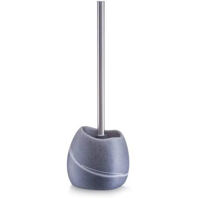 ZELLER PRESENT Stone Toilet Brush Set - Toilet Brush Set ZELLER PRESENT Stone Toilet Brush Set - Toilet Brush Set