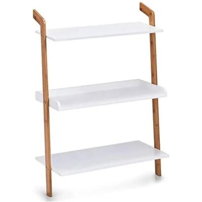 ZELLER PRESENT Bamboe Wandrek - Wit, 60x30x84cm ZELLER PRESENT Bamboe Wandrek - Wit, 60x30x84cm