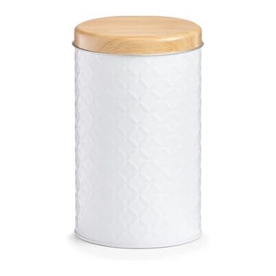 Contenant de stockage de cuisine blanc Zeller - Moderne, Durable, Polyvalent Contenant de stockage de cuisine blanc Zeller - Moderne, Durable, Polyvalent