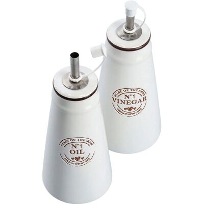 ZELLER PRESENT Menage-Set - Keramik, 260 ml, Weiß ZELLER PRESENT Menage-Set - Keramik, 260 ml, Weiß