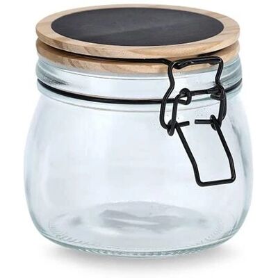 Pot en Verre - Tailles Variées - Transparent - Rangement Alimentaire - Publicité Pot en Verre - Tailles Variées - Transparent - Rangement Alimentaire - Publicité