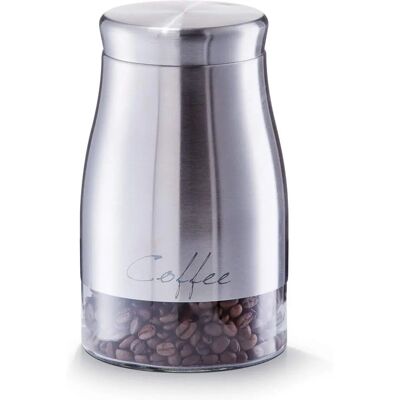 Zeller Present Caffé - Vorratsdose und Lunchbox - Silber Zeller Present Caffé - Vorratsdose und Lunchbox - Silber