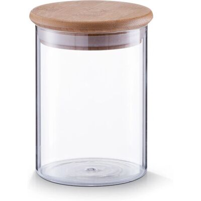 Zeller Contenitore in Vetro con Coperchio in Bambù - 750ml Zeller Contenitore in Vetro con Coperchio in Bambù - 750ml