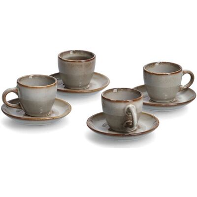 Zeller Present Model - Zestaw Espresso Taupe Zeller Present Model - Zestaw Espresso Taupe