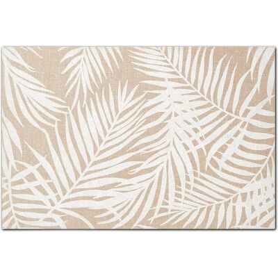 ZELLER PRESENT Set di 6 Sottopiatti Palme bianco ZELLER PRESENT Set di 6 Sottopiatti Palme bianco