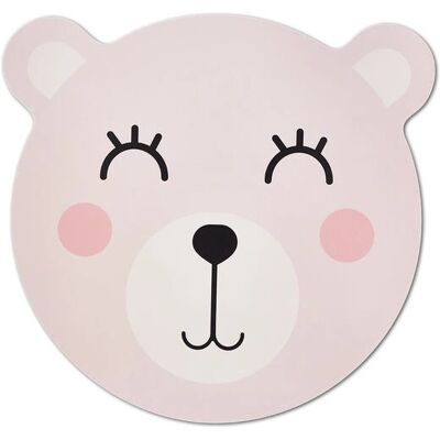 Zeller Rosa Platzset - Runde Plastik-Tischunterlage - 38cm Zeller Rosa Platzset - Runde Plastik-Tischunterlage - 38cm