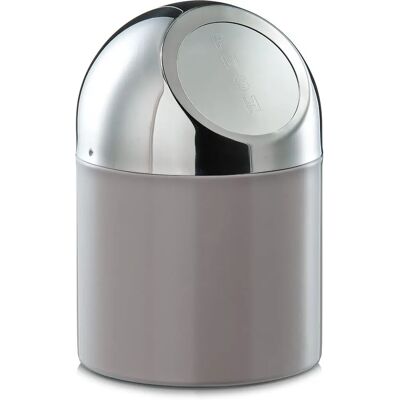 Zeller 27202 Stainless Steel Trash Bin - Gray - Bathroom/Office Zeller 27202 Stainless Steel Trash Bin - Gray - Bathroom/Office