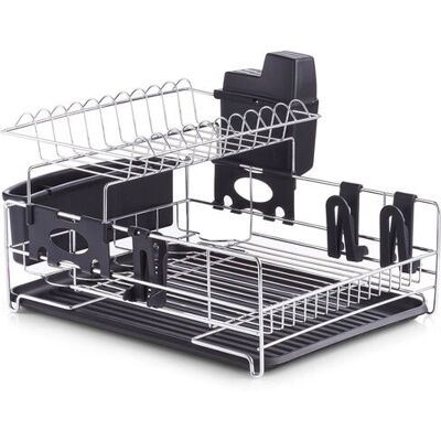 Organizzatore cucina Zeller Present 27272 - Asciugatoio a 2 livelli Organizzatore cucina Zeller Present 27272 - Asciugatoio a 2 livelli