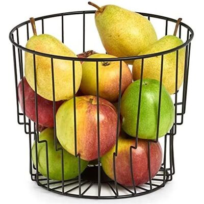 Cesta de frutas de metal negro ZELLER - Cesta de frutas Cesta de frutas de metal negro ZELLER - Cesta de frutas