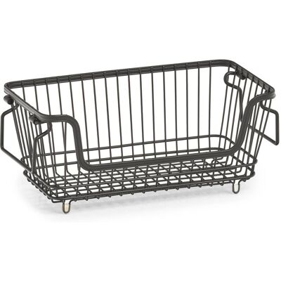 Panier en métal ZELLER pour fruits et légumes - 32x16x14,5cm - Publicité Panier en métal ZELLER pour fruits et légumes - 32x16x14,5cm - Publicité