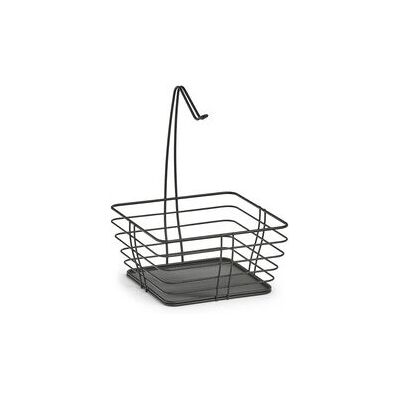Zeller Servierkorb - Schwarzes Metall - 26x26x36 cm Zeller Servierkorb - Schwarzes Metall - 26x26x36 cm