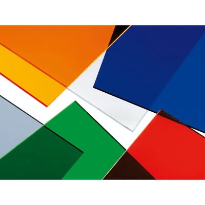 Gutta Plexisklo 3mm 1000x500 - oranžová - Acrylová deska Gutta Plexisklo 3mm 1000x500 - oranžová - Acrylová deska