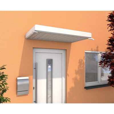 GUTTA Aluminium Vordach NM 150x90cm - Wetterfester Eingang GUTTA Aluminium Vordach NM 150x90cm - Wetterfester Eingang