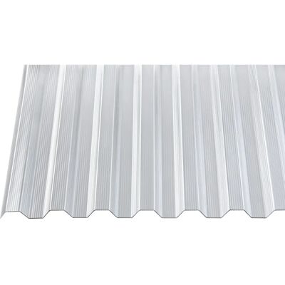 Deluxe Polycarbonat Profilplatte - Gerillt Trapez 76/18 - Klar - Wetterfest Deluxe Polycarbonat Profilplatte - Gerillt Trapez 76/18 - Klar - Wetterfest