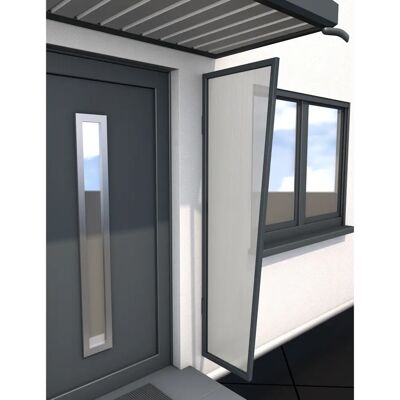 GUTTA B1 PC Klars Aluminium-Seitenteil - Vordächer GUTTA B1 PC Klars Aluminium-Seitenteil - Vordächer
