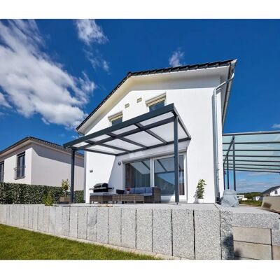 GUTTA Premium Grau Terrassendach - Terrassenüberdachung GUTTA Premium Grau Terrassendach - Terrassenüberdachung