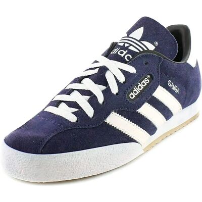 Adidas Originals Samba Super Suede Marine et Blanc Baskets - Baskets Adidas Originals Samba Super Suede Marine et Blanc Baskets - Baskets
