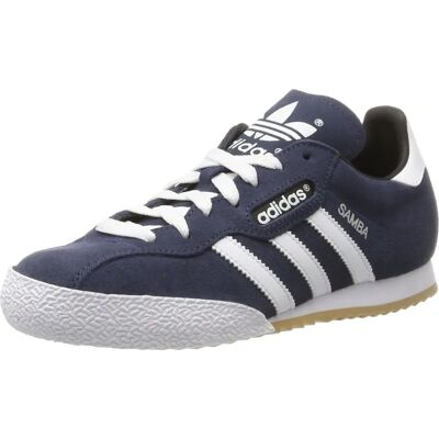 Chaussures de Football en Salle Adidas Originals Samba Super Suede - Bleu/Blanc - 10.5 - Publicité Chaussures de Football en Salle Adidas Originals Samba Super Suede - Bleu/Blanc - 10.5 - Publicité
