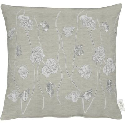 APELT 1113 Beigefarbenes Blumenjacquard Dekokissen APELT 1113 Beigefarbenes Blumenjacquard Dekokissen