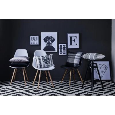APELT Arte Samt-Pillow - 46x46 cm - Grau - Dekoration APELT Arte Samt-Pillow - 46x46 cm - Grau - Dekoration