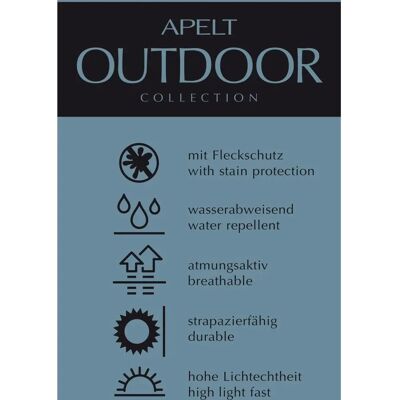 APELT 3961 Outdoor Beigegarten Tischläufer - Tischtyp APELT 3961 Outdoor Beigegarten Tischläufer - Tischtyp