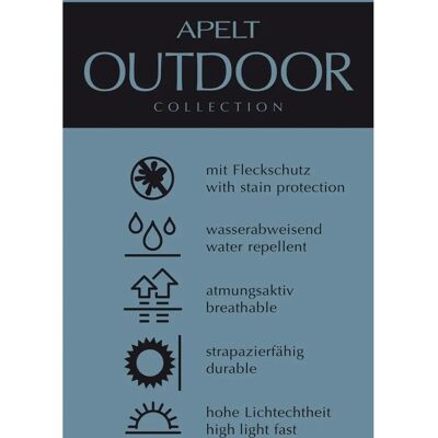 APELT Outdoor Grüner Gestreifter rechteckiger Tischläufer - Tischdecke APELT Outdoor Grüner Gestreifter rechteckiger Tischläufer - Tischdecke