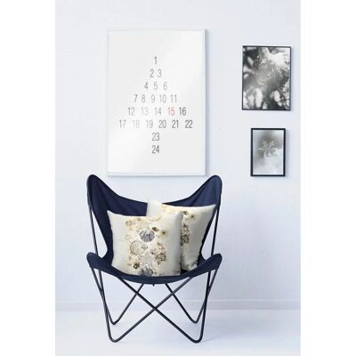 APELT 4714 Kissenhülle - Weihnachten Glamour-Motiv, 49x49cm APELT 4714 Kissenhülle - Weihnachten Glamour-Motiv, 49x49cm