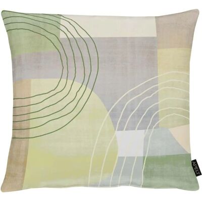 APELT Happy Kissenhülle - Abstraktes Linienmuster - 46x46cm - Kissenbezug APELT Happy Kissenhülle - Abstraktes Linienmuster - 46x46cm - Kissenbezug