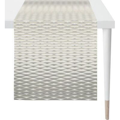 APELT Outdoor Tischläufer 48x140cm - Rechteckig, Grau, Digitaldruck APELT Outdoor Tischläufer 48x140cm - Rechteckig, Grau, Digitaldruck
