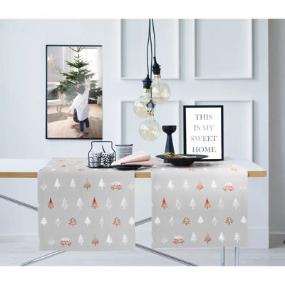 Apelt - 5825 - Grau - 48x140 cm - Table Runner Apelt - 5825 - Grau - 48x140 cm - Table Runner