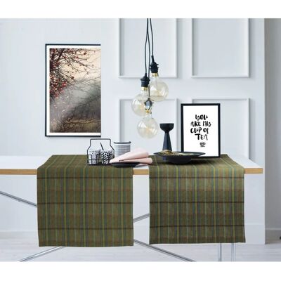 APELT Scott Tischläufer - Grün - 42x150cm - Tischdecke APELT Scott Tischläufer - Grün - 42x150cm - Tischdecke