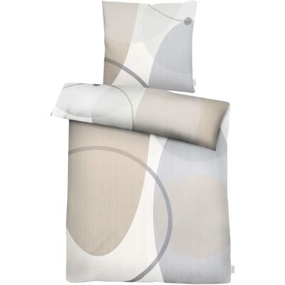 APELT Giro GOTS Bio-Baumwoll Satin Bettwäsche-Set - Grafisches Design APELT Giro GOTS Bio-Baumwoll Satin Bettwäsche-Set - Grafisches Design