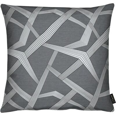 APELT - Domino - Anthrazit - 46x46 cm - Kissenbezug APELT - Domino - Anthrazit - 46x46 cm - Kissenbezug