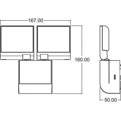 Theben theLeda S17-100L WH - LED-Strahler - Außenbeleuchtung Theben theLeda S17-100L WH - LED-Strahler - Außenbeleuchtung