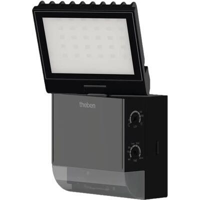Theben LED-Strahler S8-100 BK mit Bewegungsmelder - Schwarz Theben LED-Strahler S8-100 BK mit Bewegungsmelder - Schwarz