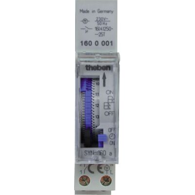 Theben SYN 160 a Blau, Grau Schaltuhr - Timer Typ Theben SYN 160 a Blau, Grau Schaltuhr - Timer Typ
