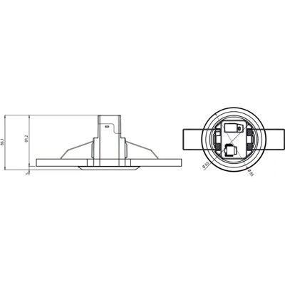 Theben theRoS360-100FLATDWH - Deckenpräsenzmelder - IP40 Theben theRoS360-100FLATDWH - Deckenpräsenzmelder - IP40