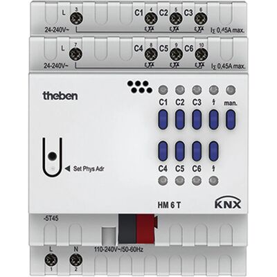 Theben HM6TKNX - KNX Heizungsaktor - 6 Kanäle Theben HM6TKNX - KNX Heizungsaktor - 6 Kanäle