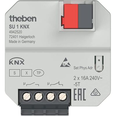 Theben SU 1 KNX - Actionneur de commutation KNX - Publicité Theben SU 1 KNX - Actionneur de commutation KNX - Publicité
