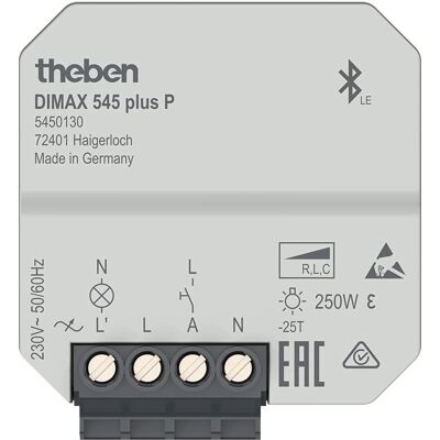 Theben Dimmer Universel Blanc - Dimax 545 P - Type de Produit - Publicité Theben Dimmer Universel Blanc - Dimax 545 P - Type de Produit - Publicité